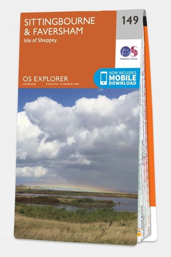 Ordnance Survey Explorer Map 149 Sittingbourne And Faversham