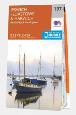 Explorer Map 197 Ipswich, Felixstowe And Harwich