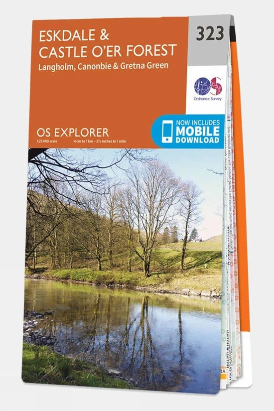 Explorer Map 323 Eskdale And Castle O'er Forest