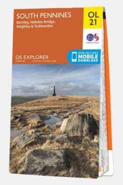 Ordnance Survey Explorer Map OL21 South Pennines