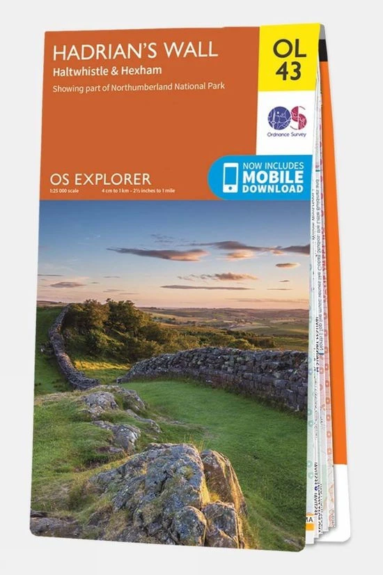 Ordnance Survey Explorer Map OL43 Hadrian's Wall