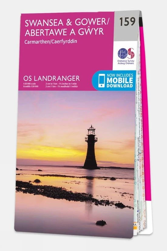 Landranger Map 159 Swansea And Gower