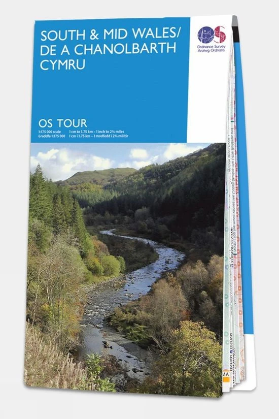 Ordnance Survey Wales South & Mid Tour Map
