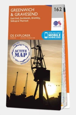 Active Explorer Map 162 Greenwich And Gravesend