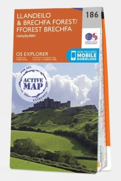 Active Explorer Map 186 Llandeilo And Brechfa Forest
