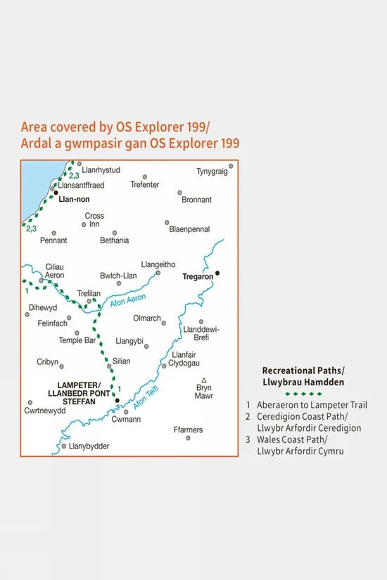Active Explorer Map 199 Lampeter - Image 3