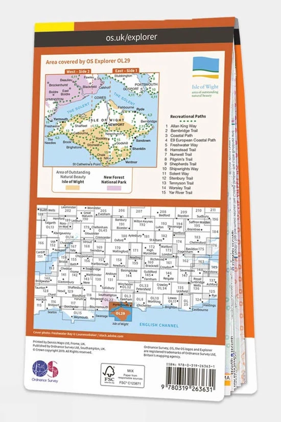 Active Explorer Map OL29 Isle Of Wight - Image 2