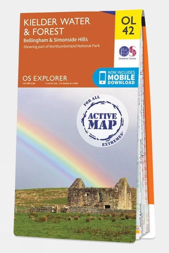 Active Explorer Map OL42 Kielder Water And Forest