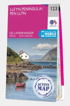 Active Landranger Map 123 Lleyn Peninsula