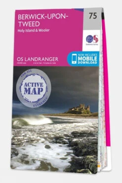 Active Landranger Map 75 Berwick-upon-Tweed