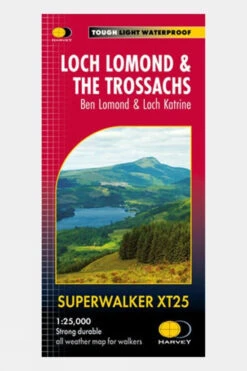 Harvey Maps Ben Lomond & Loch Katrine Map 1:25K