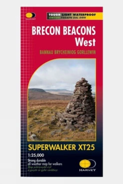 Harvey Maps Brecon Beacons West - Superwalker XT25 Map